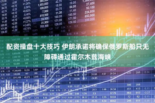 配资操盘十大技巧 伊朗承诺将确保俄罗斯船只无障碍通过霍尔木兹海峡