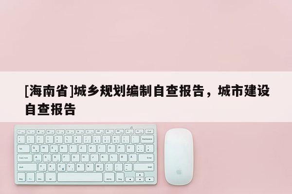 [海南省]城鄉規劃編制自查報告，城市建設自查報告