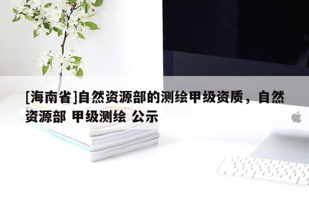 [海南省]自然資源部的測繪甲級資質，自然資源部 甲級測繪 公示