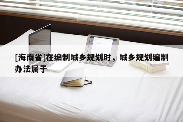[海南省]在編制城鄉規劃時，城鄉規劃編制辦法屬于