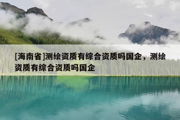 [海南省]測繪資質有綜合資質嗎國企，測繪資質有綜合資質嗎國企