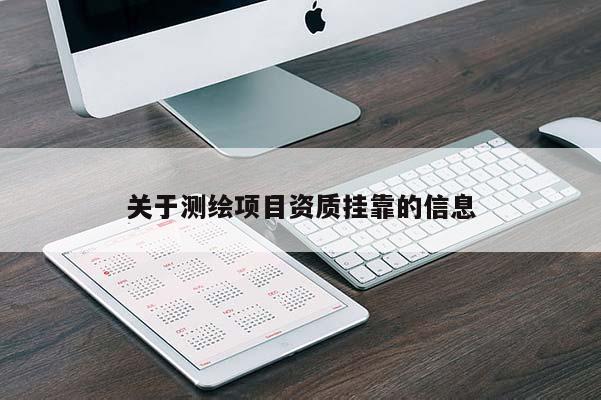 關于測繪項目資質掛靠的信息