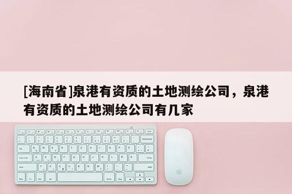 [海南省]泉港有資質的土地測繪公司，泉港有資質的土地測繪公司有幾家