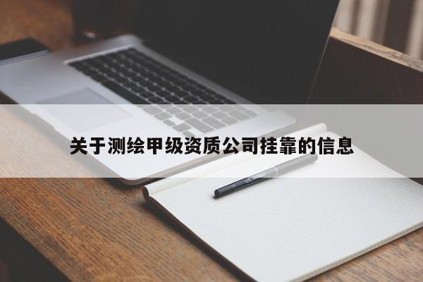 關(guān)于測繪甲級資質(zhì)公司掛靠的信息