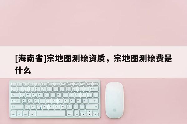 [海南省]宗地圖測繪資質(zhì)，宗地圖測繪費是什么
