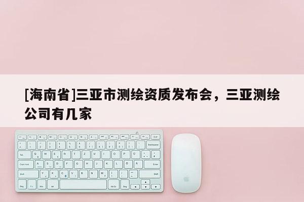[海南省]三亞市測(cè)繪資質(zhì)發(fā)布會(huì)，三亞測(cè)繪公司有幾家